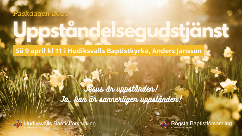 Välkommen att fira påskhelgen med församlingen! 