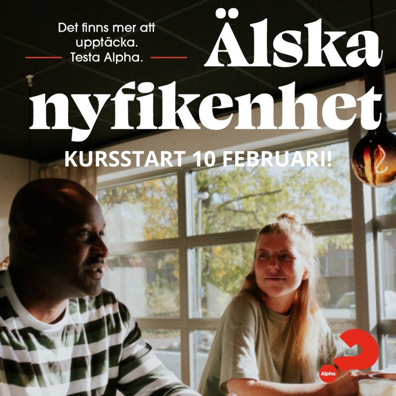 Var nyfiken på Livet! Anmäl dig till vårens&nbsp;Alphakurs.
